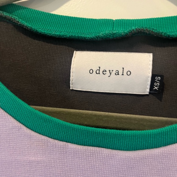 Odeyalo oversized colour block tee dress - Picture 5 of 6